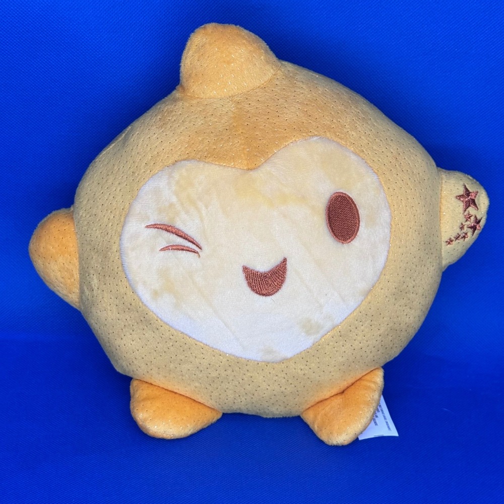 Disney Wish Star Light Up Plush Yellow Winking Face Embroidered Toy